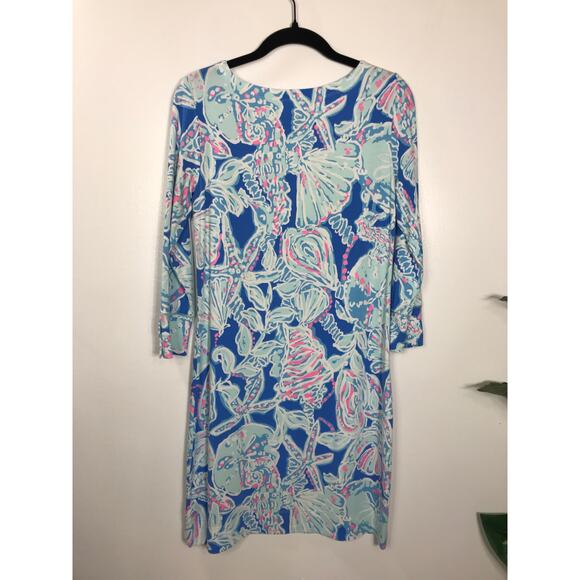 Lilly Pulitzer UPF 50+ Sophie Bay Blue Pink Starfish Beachside Vacation - Picture 4 of 11